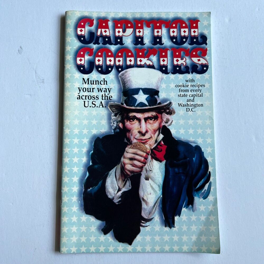Vintage Cookbook Capitol Cookies Munch Your Way Across the USA Paperback